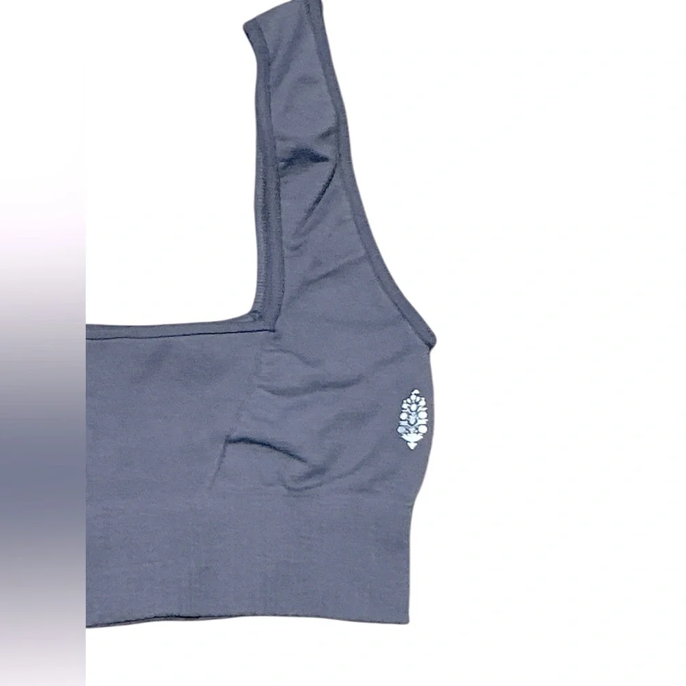 FP MOVEMENT Good Karma Square Neck Bra XS/S Gunmetal NWT - Picture 4 of 6